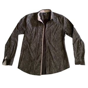 {Guess} Men's Long Sleeve Paisley Print Luxe Button Down Shirt